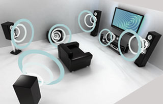 Surround Sound Home Theater Flwoer Mound